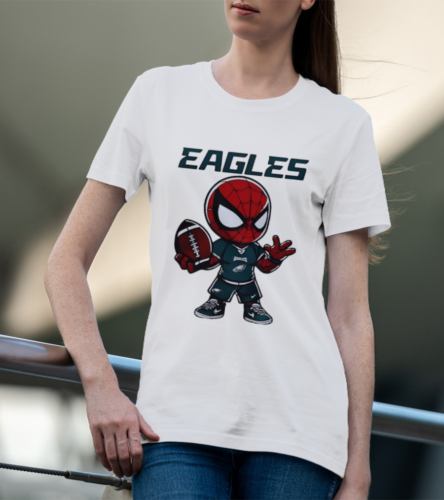 Spider Man Eagles Football Jersey Personalized Philadelphia Edition T-Shirt