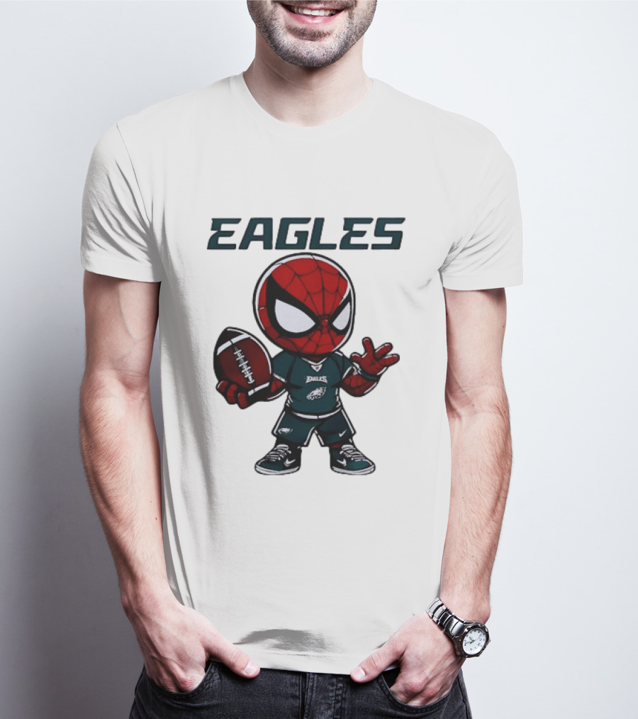 Spider Man Eagles Football Jersey Personalized Philadelphia Edition T-Shirt