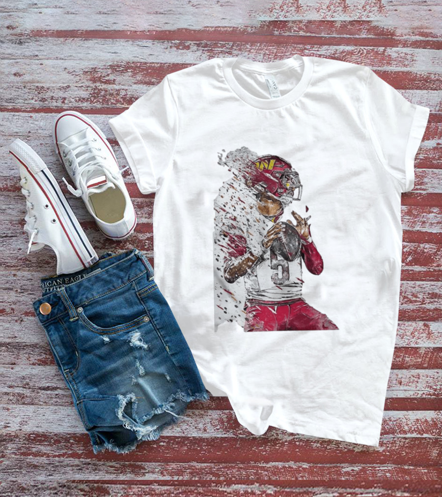 Jayden Daniels Washington Commanders Quarterback Football T-Shirt