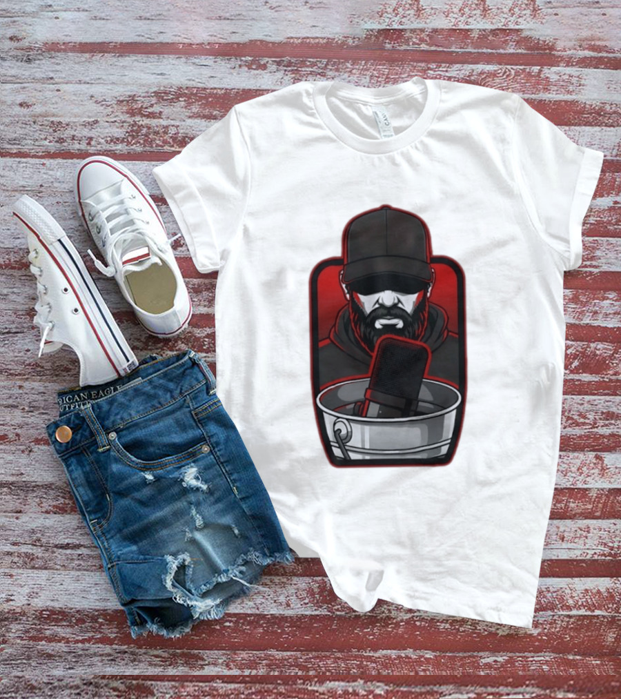 Pat McAfee Show Podcast Host Sports Enthusiast Iconic Microphone T-Shirt