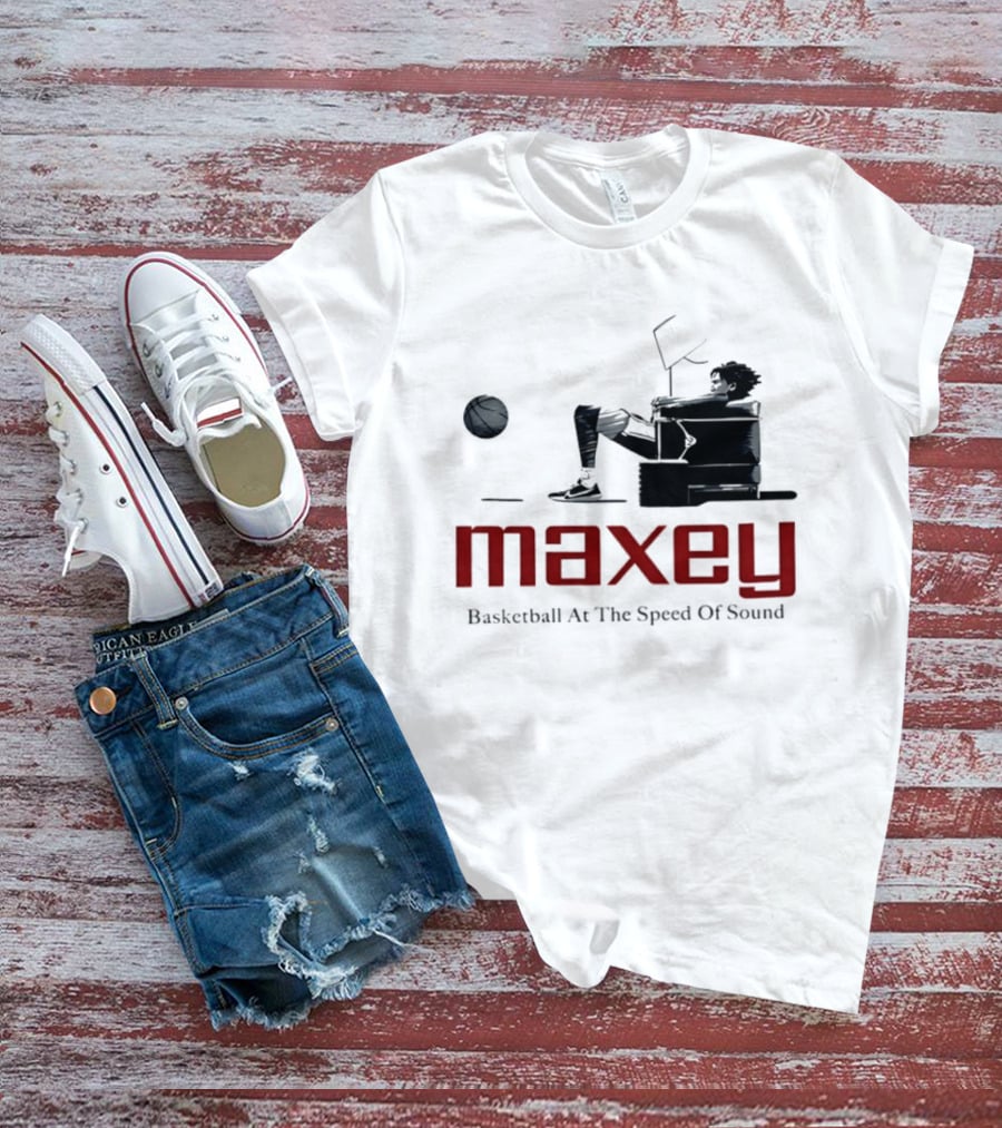 Maxey Basketball At The Speed Of Sound T-Shirt