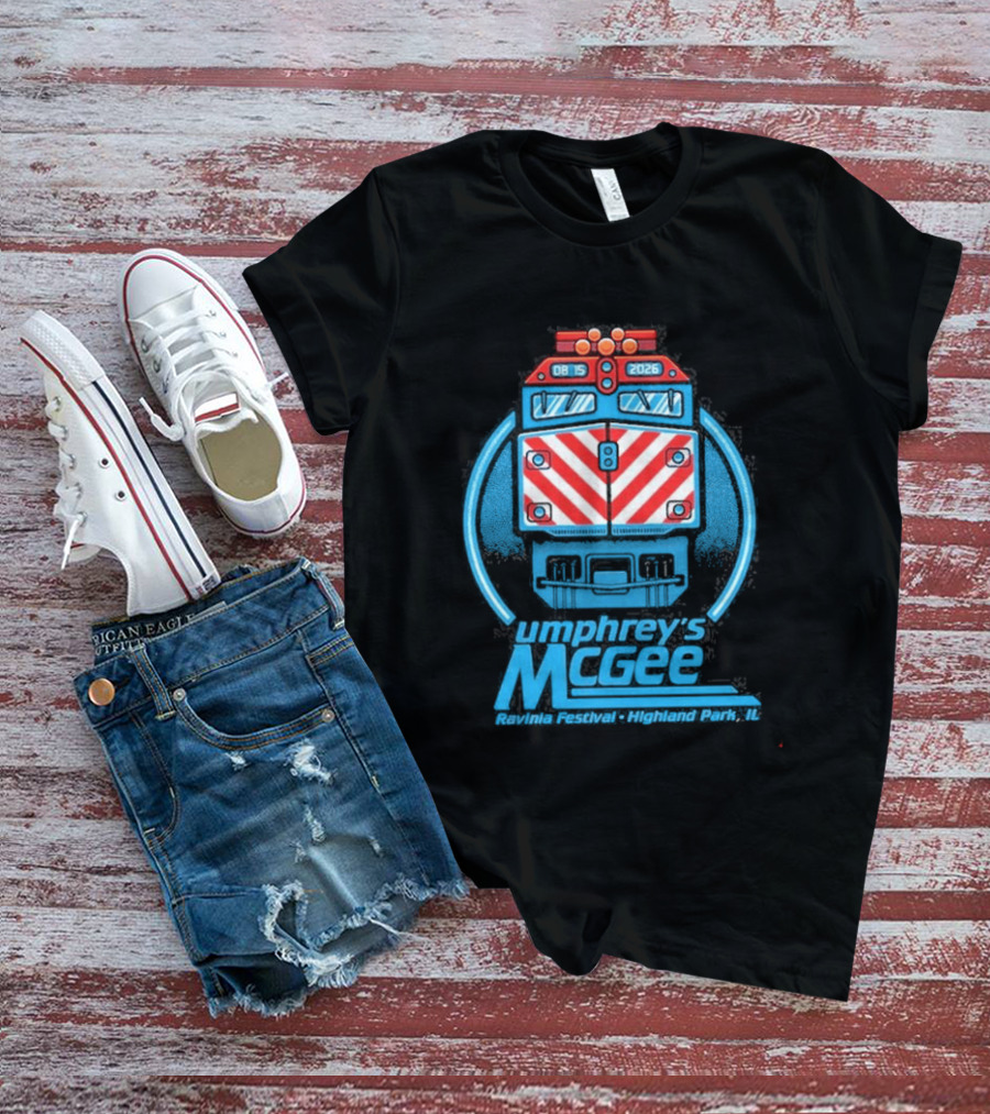Highland Park IL 08.15.2026 Umphrey's McGee Tour Train T-Shirt