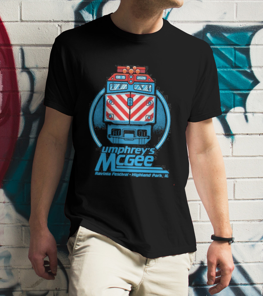 Highland Park IL 08.15.2026 Umphrey's McGee Tour Train T-Shirt