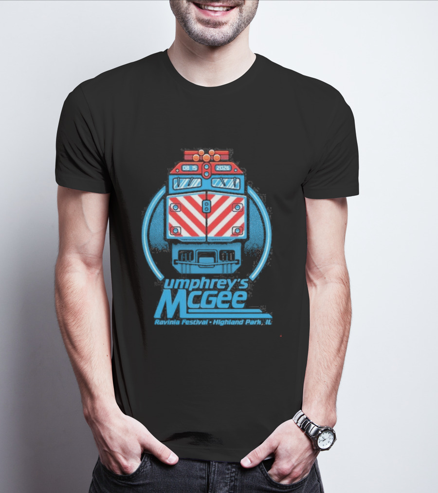Highland Park IL 08.15.2026 Umphrey's McGee Tour Train T-Shirt
