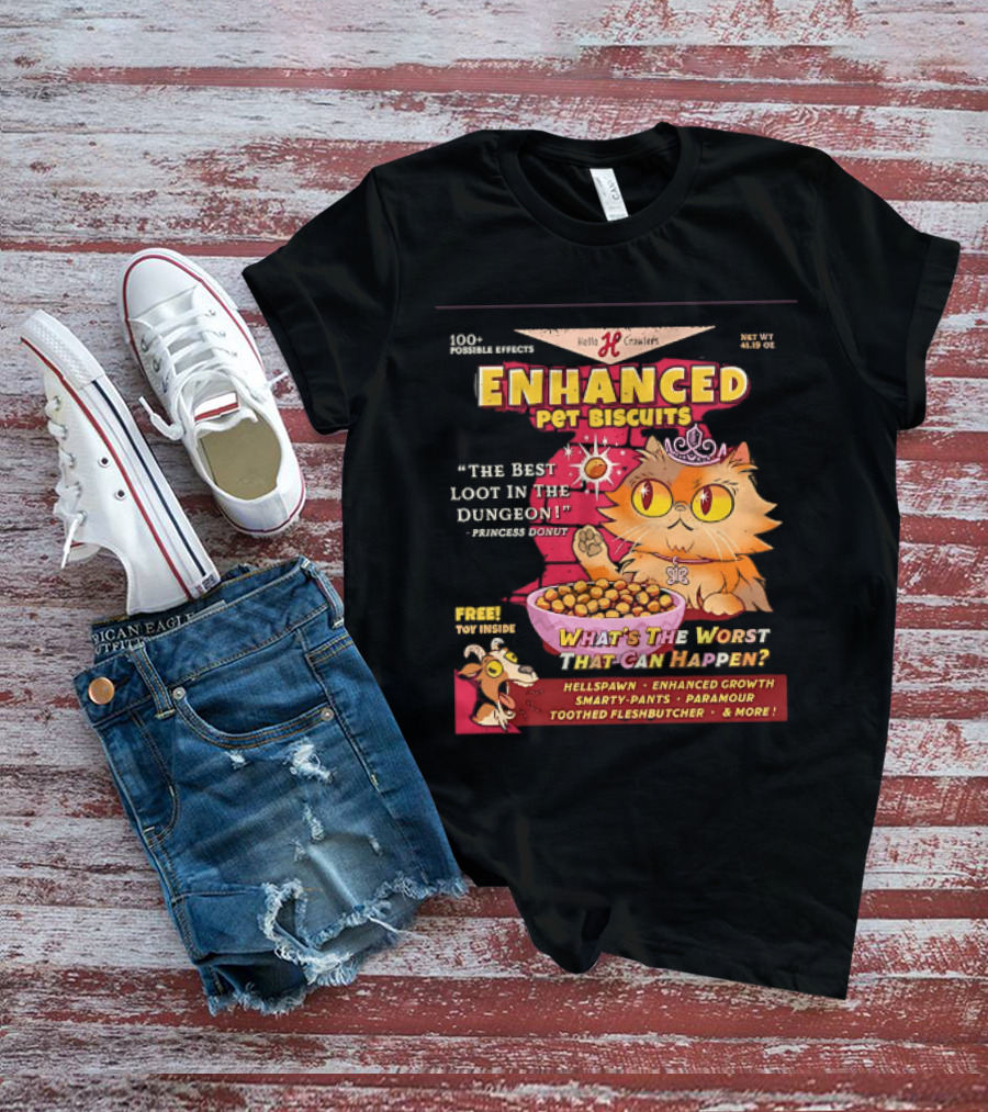 Enhanced Pet Biscuits Princess Donut Best Loot In The Dungeon T-Shirt