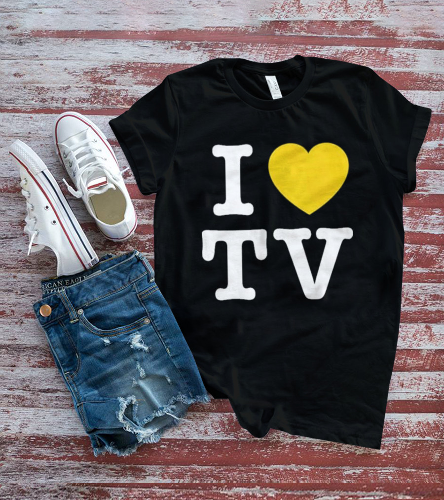 Hivemind I Love TV Heart T-Shirt