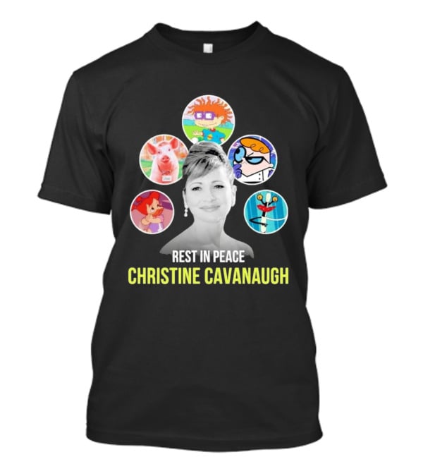 Rest In Peace Christine Cavanaugh Chuckie Dexter Babe Gosalyn Globehornet T-Shirt