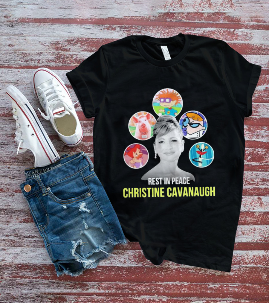 Rest In Peace Christine Cavanaugh Chuckie Dexter Babe Gosalyn Globehornet T-Shirt