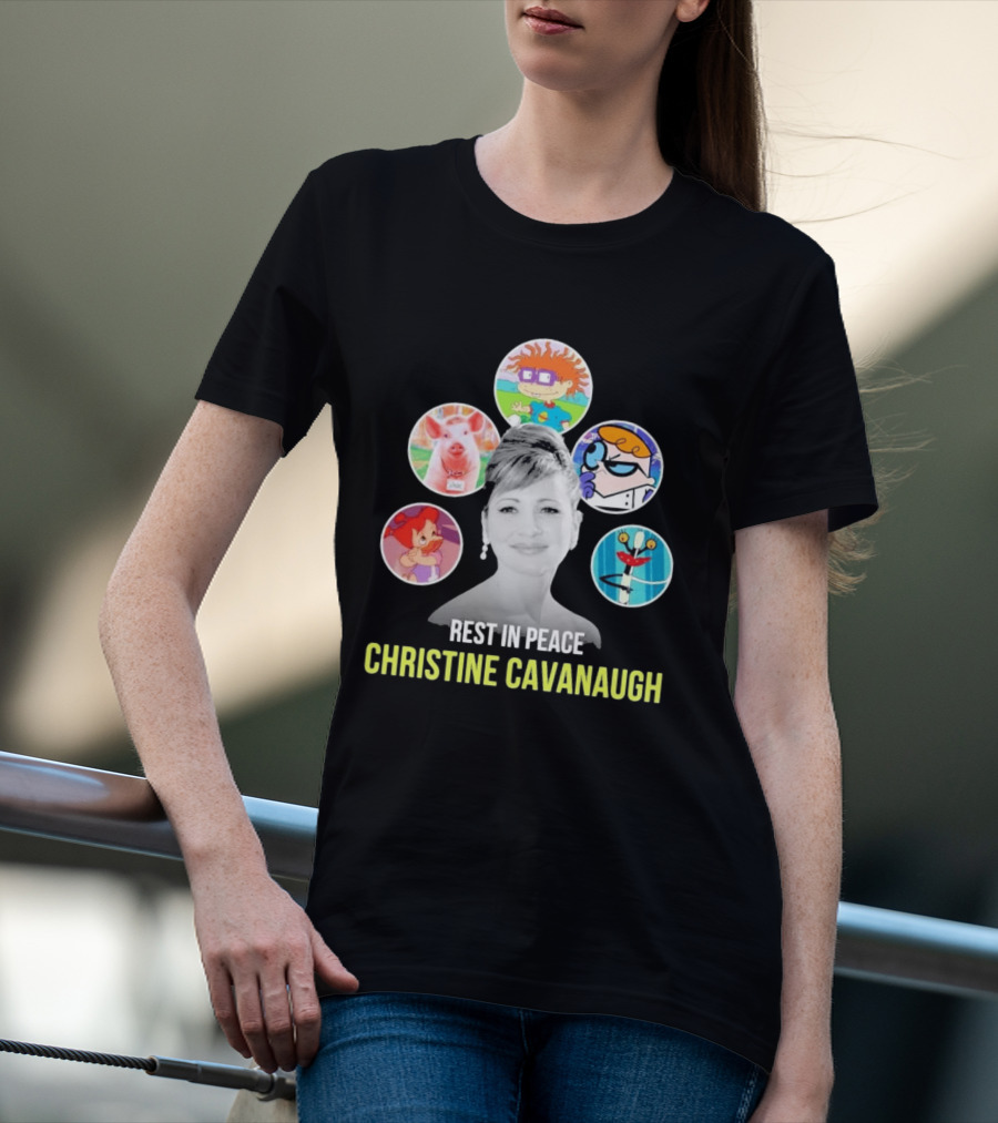 Rest In Peace Christine Cavanaugh Chuckie Dexter Babe Gosalyn Globehornet T-Shirt