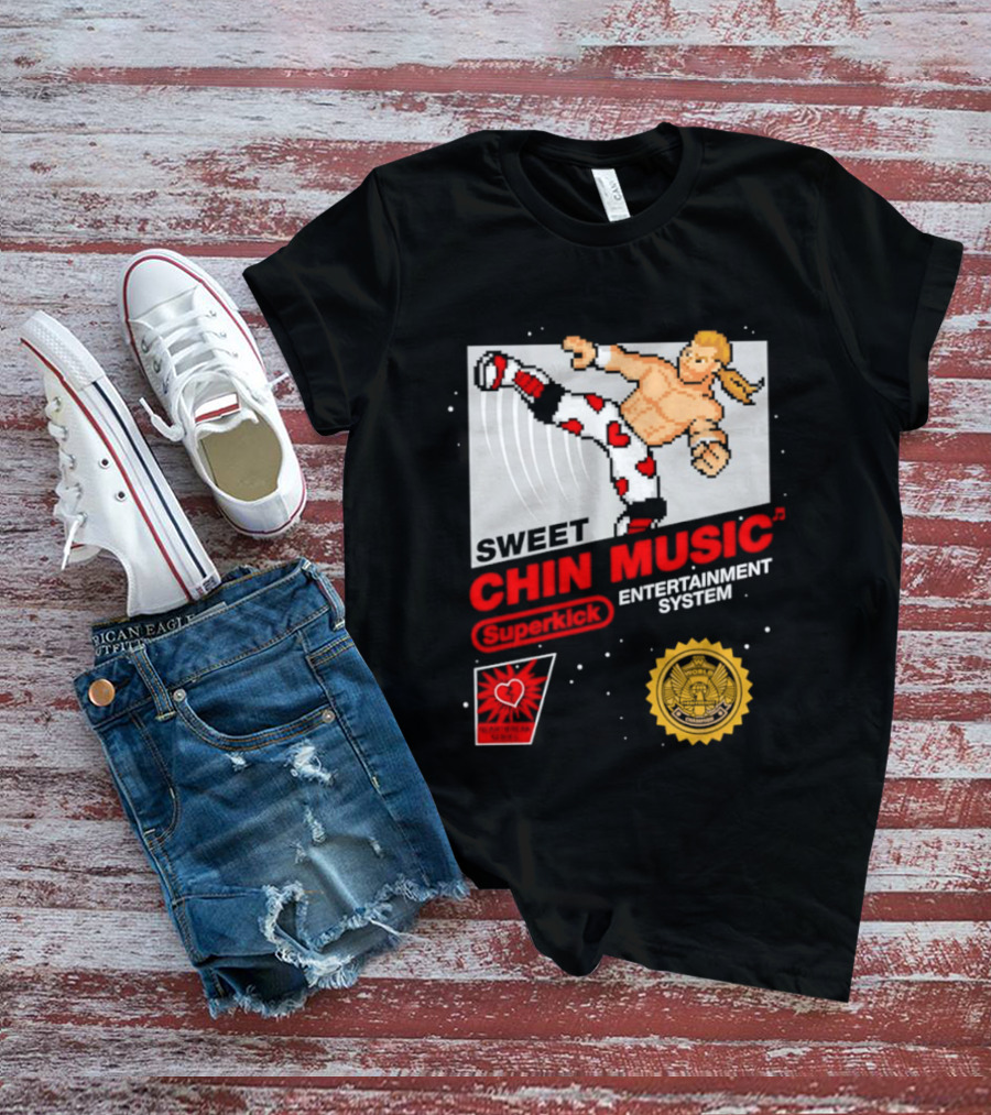 Sweet Chin Music Heartbreak Kid Entertainment System Series T-Shirt
