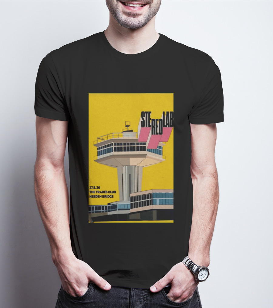 Stereolab 27.8.26 Hebden Bridge The Trades Club T-Shirt