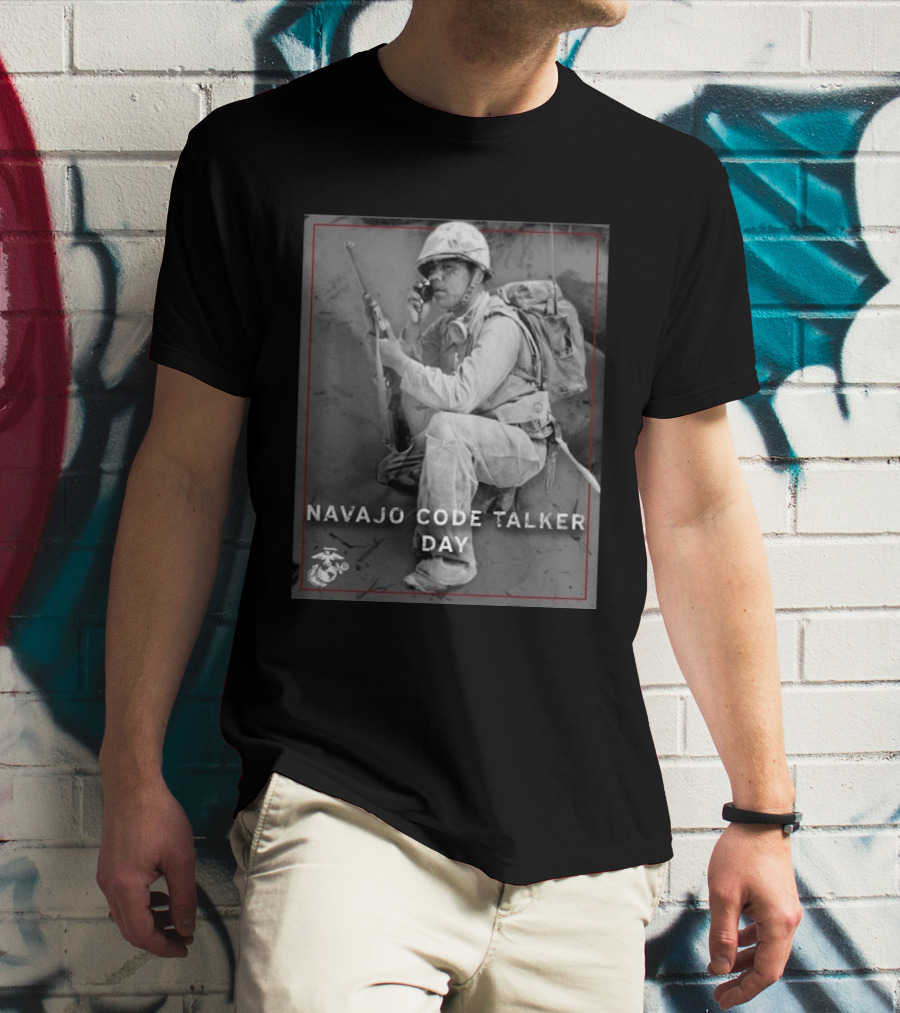 Navajo Code Talker Day Marine Corps T-Shirt