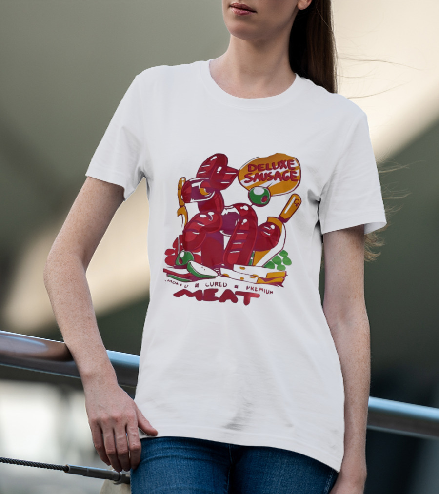 Deluxe Sausage Cured Premium Meat T-Shirt