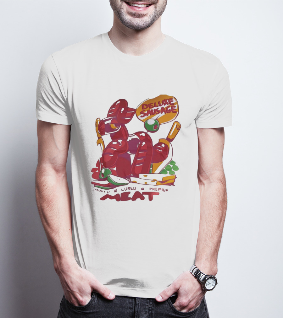 Deluxe Sausage Cured Premium Meat T-Shirt