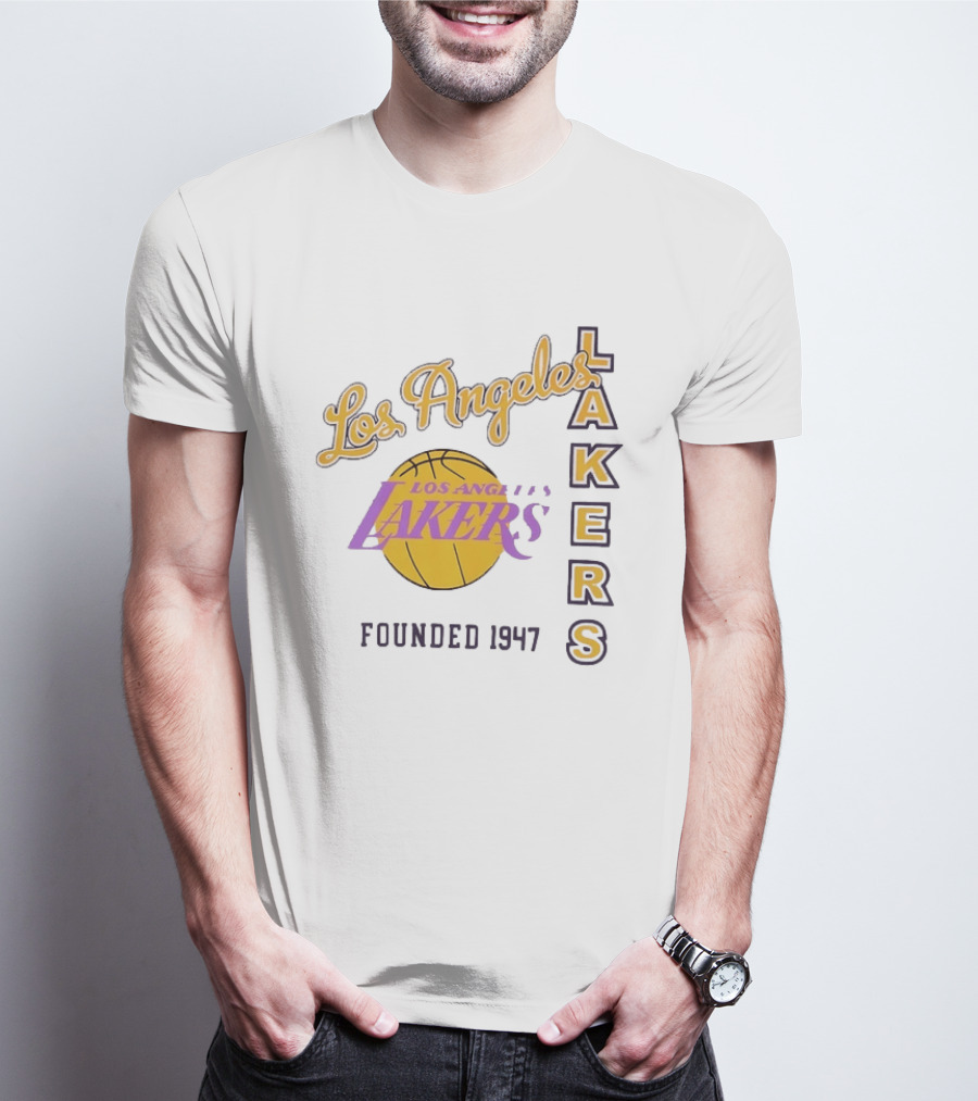 Los Angeles Lakers Founded 1947 NBA Basketball Team T-Shirt