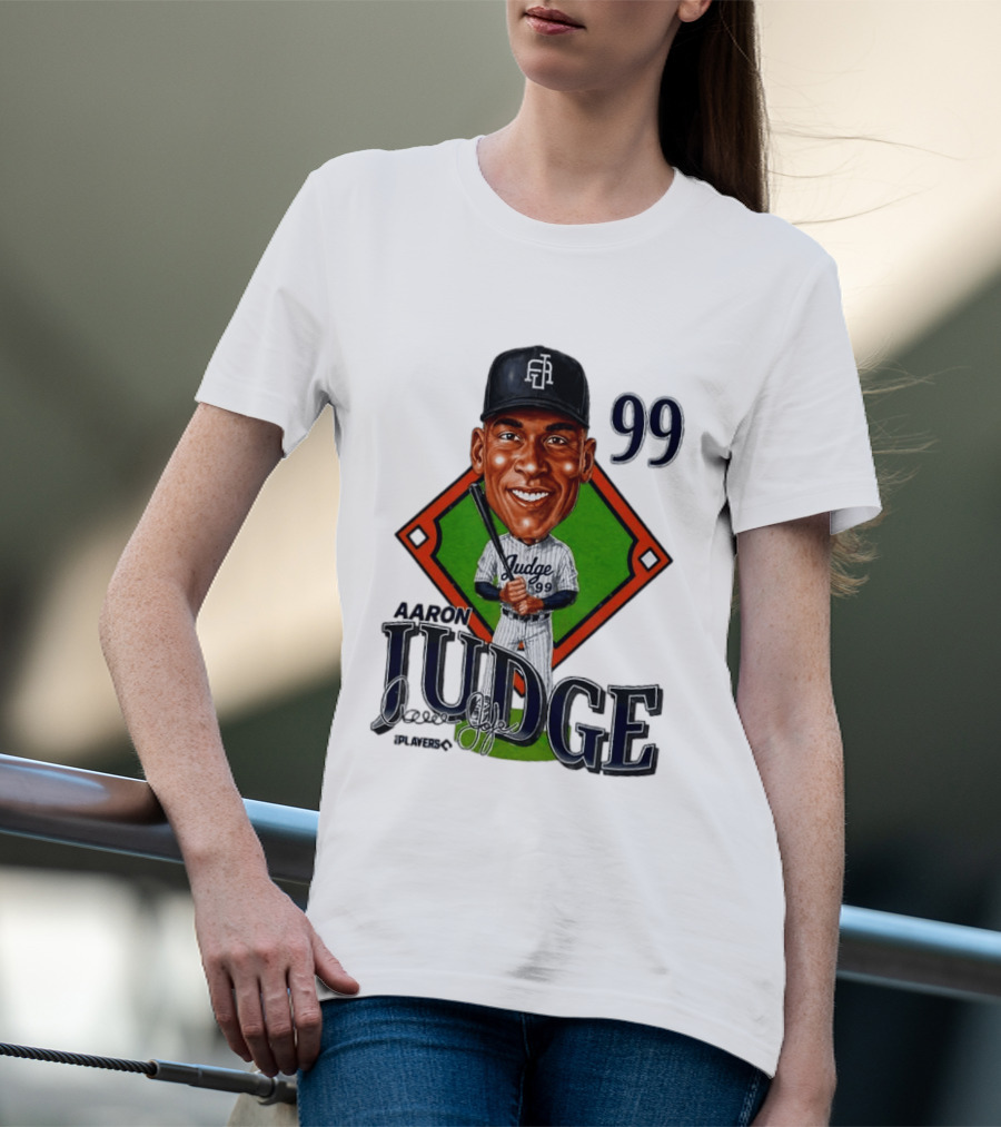 Aaron Judge New York Yankees Player 99 Caricature T-Shirt