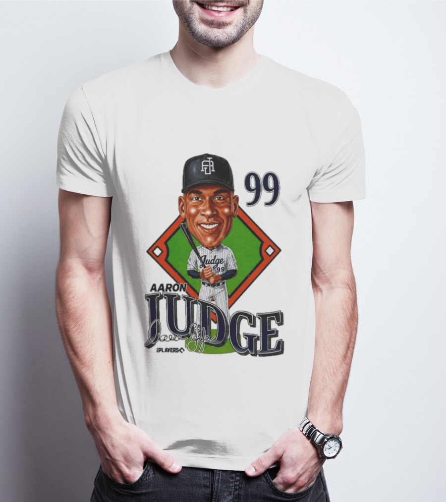 Aaron Judge New York Yankees Player 99 Caricature T-Shirt