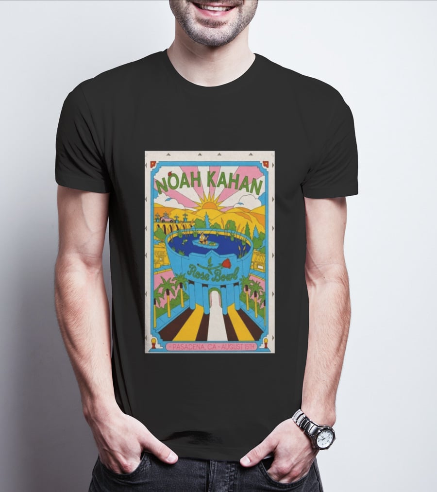 Noah Kahan Rose Bowl Pasadena CA August 15th 2026 T-Shirt