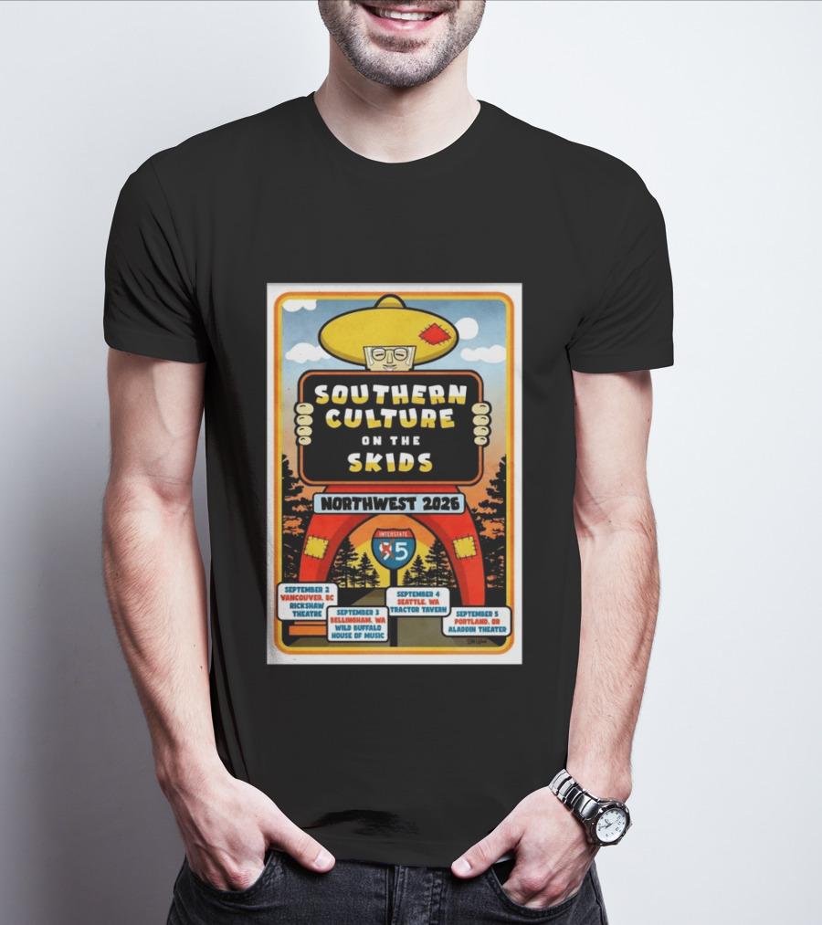 Southern Culture On The Skids Northwest 2026 Tour Vancouver Seattle Portland T-Shirt