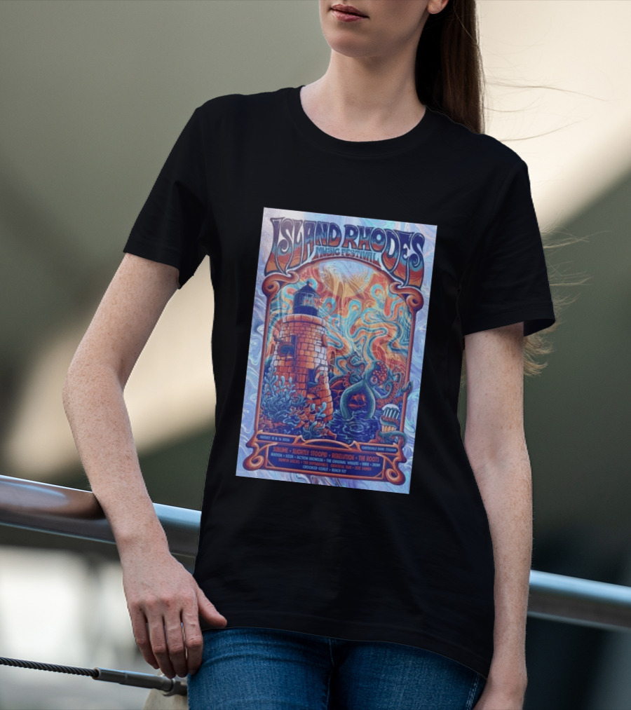 Island Rhodes Music Festival 2026 Centreville Bank Stadium Sublime Slightly Stoopid Rebelution The Roots August 15 16 Limited T-Shirt