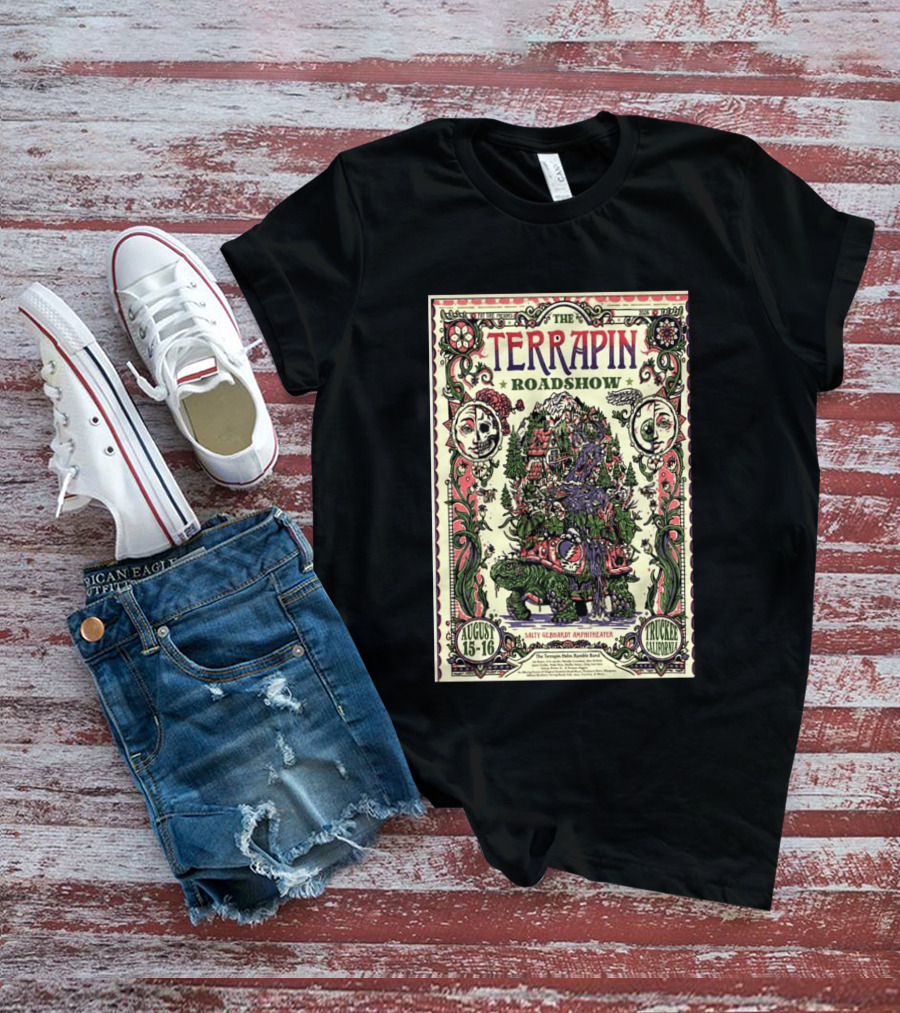 Terrapin Roadshow August 15 16 2026 Salty Gebhardt Amphitheater Truckee California T-Shirt