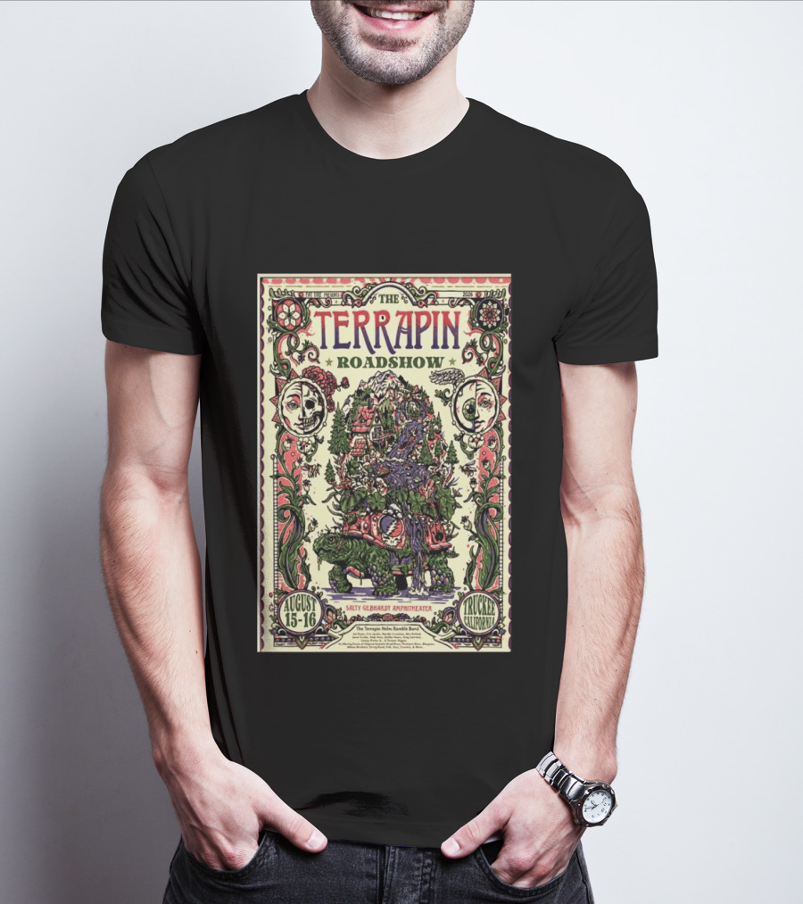 Terrapin Roadshow August 15 16 2026 Salty Gebhardt Amphitheater Truckee California T-Shirt