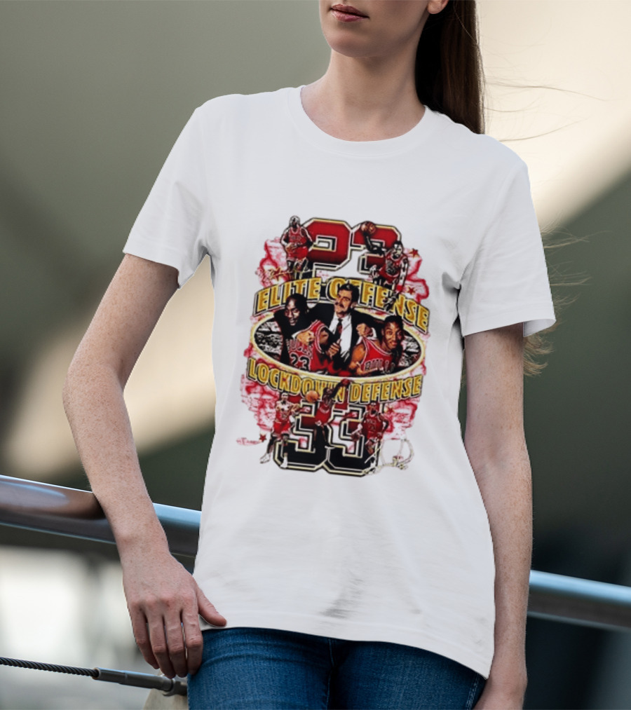 Chicago Bull Machael Jordan X Scotie Pippen Build For Greatness T-Shirt