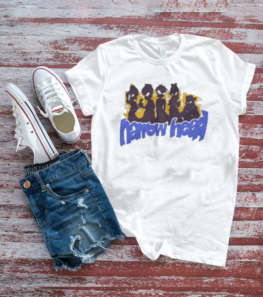 Narrow Head Silhouette Alien Characters T-Shirt