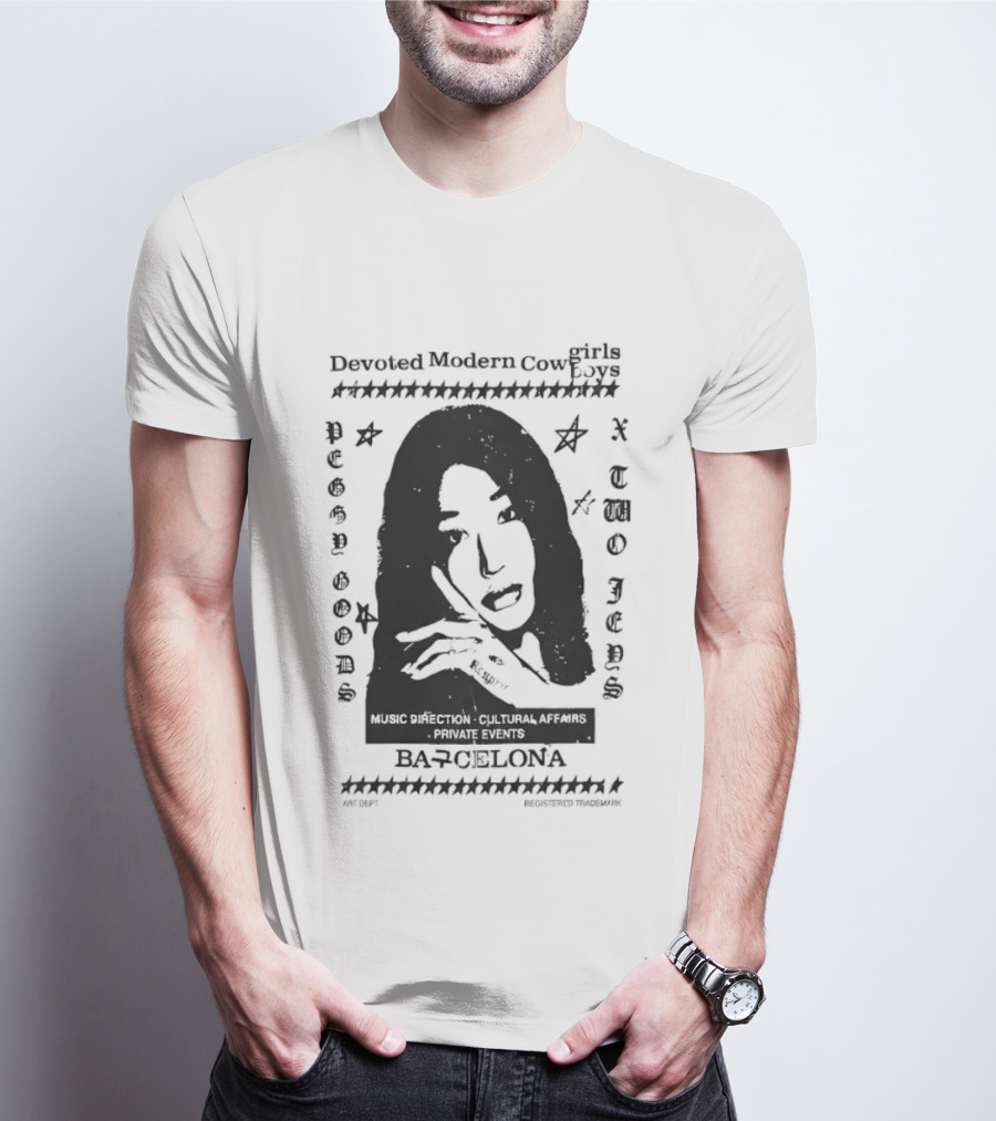 Devoted Modern Cowboys Two Jebs Peggy Goods Music Direction Barcelona T-Shirt