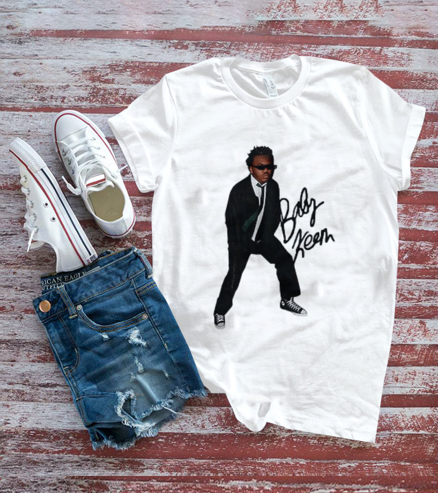 PgLang Baby Keem Cool Pose Sunglasses Suit Sneakers T-Shirt