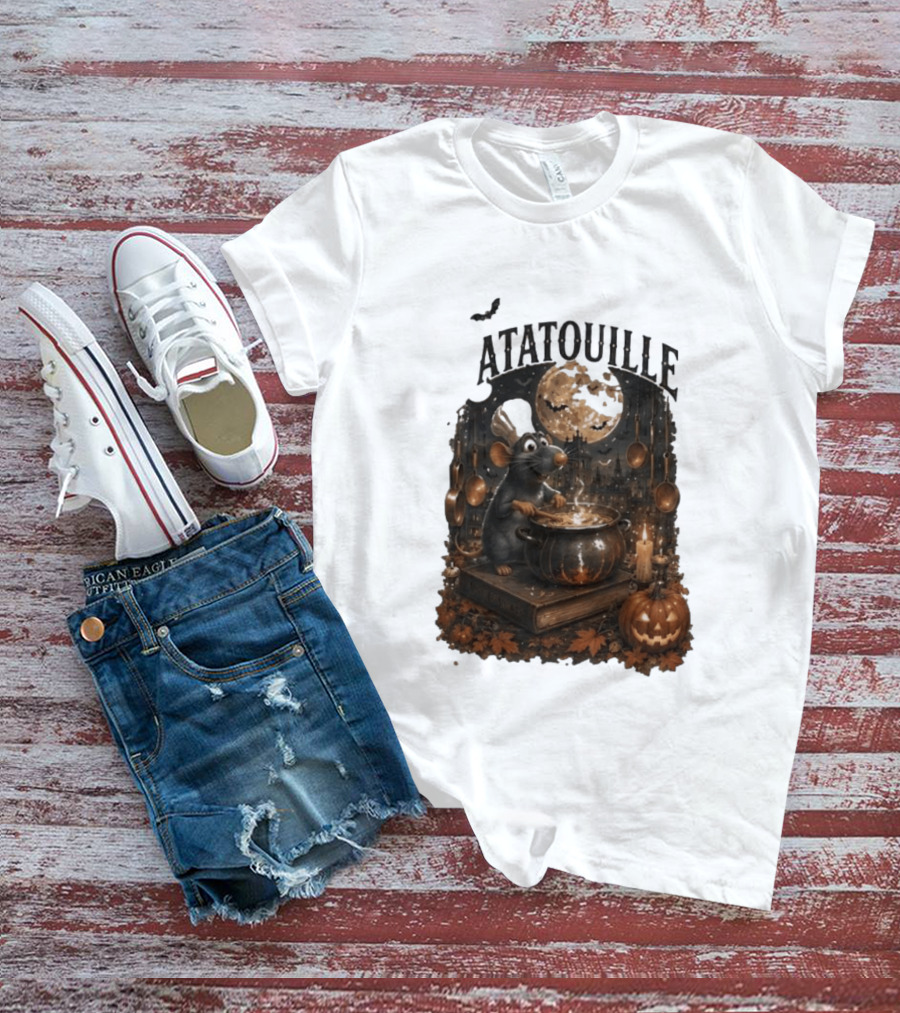 Ratatouille Halloween Cooking Adventure With Pumpkin And Chef Mouse T-Shirt