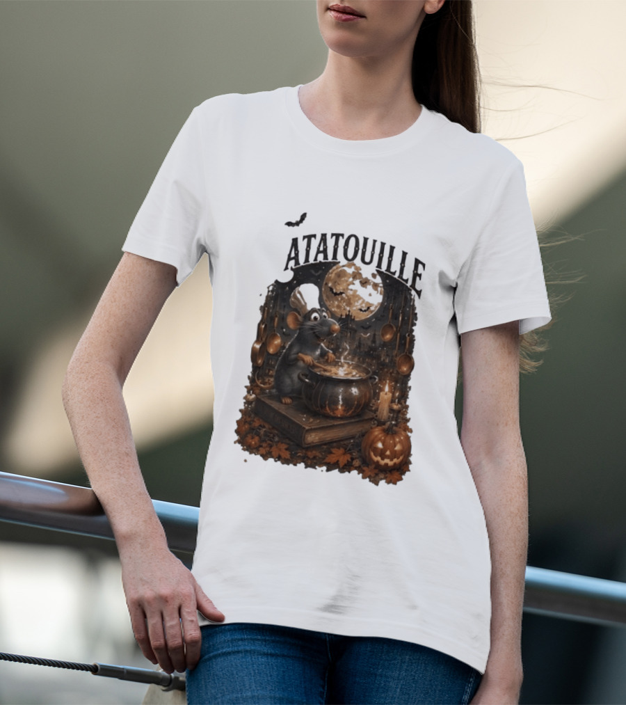 Ratatouille Halloween Cooking Adventure With Pumpkin And Chef Mouse T-Shirt