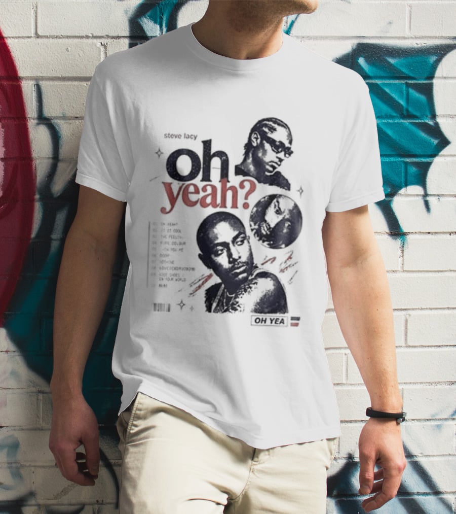 Steve Lacy Oh Yeah Tour 2022 Skeletons Tracklist 90879 T-Shirt