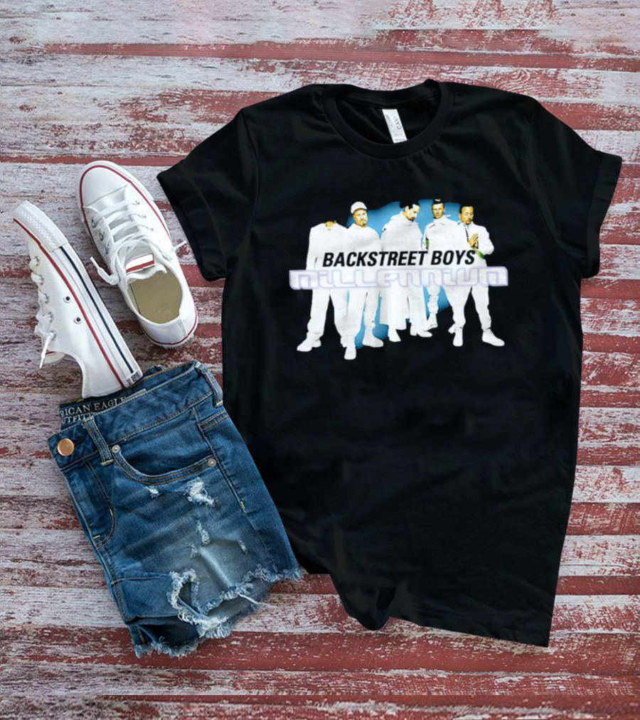 Backstreet Boys Millennium 90s Pop Boy Band Iconic Album Cover T-Shirt