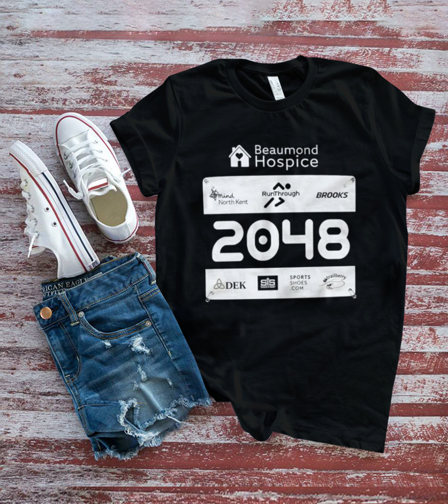 Beaumond Hospice Race Bib 2048 RunThrough Brooks Sports Shoes DEK Mind North Kent Hallbeck T-Shirt