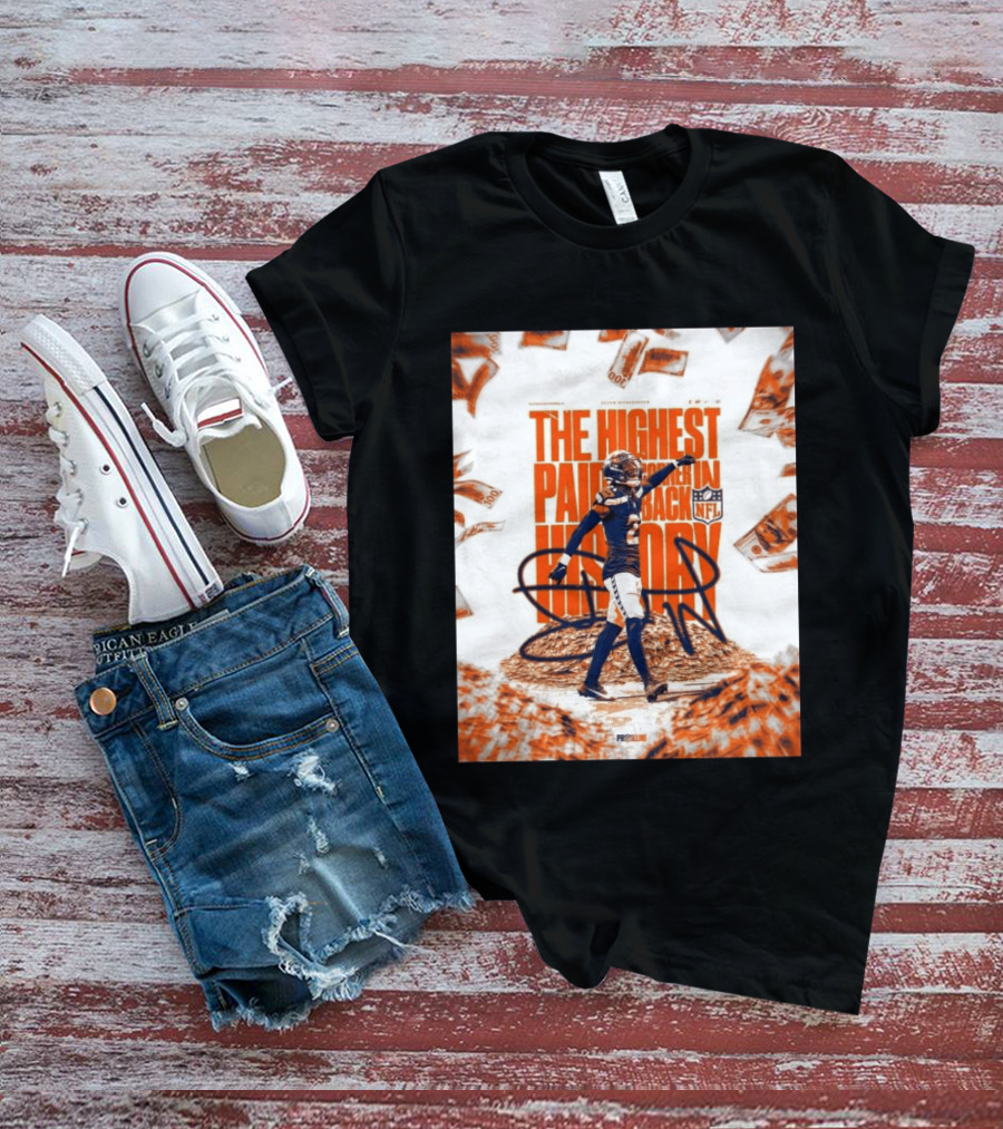 Devon Witherspoon NFL The Highest Paid Cornerback In History T-Shirt