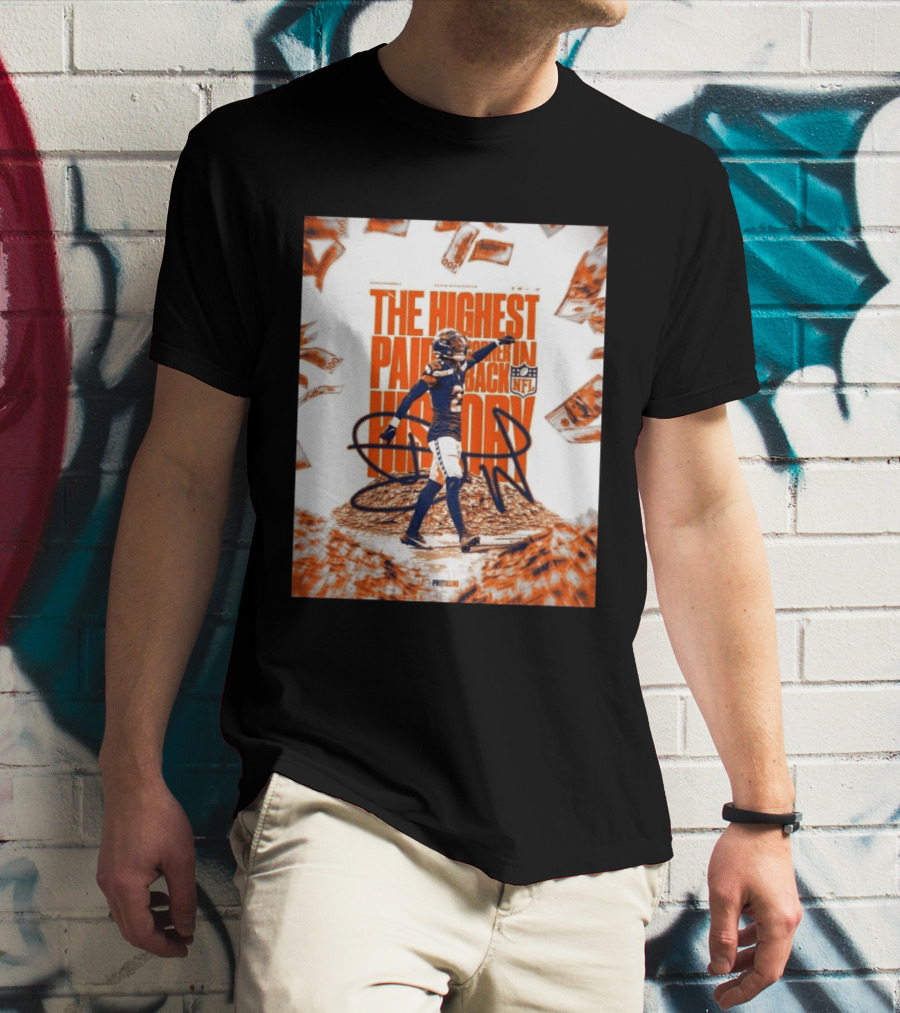 Devon Witherspoon NFL The Highest Paid Cornerback In History T-Shirt