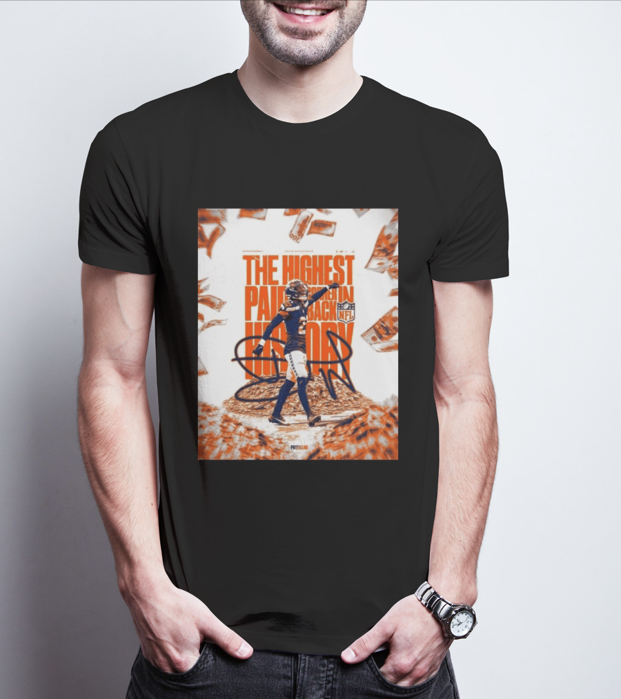 Devon Witherspoon NFL The Highest Paid Cornerback In History T-Shirt
