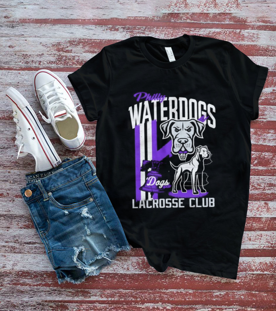 Philly Waterdogs Lacrosse Club Dogs Philadelphia T-Shirt
