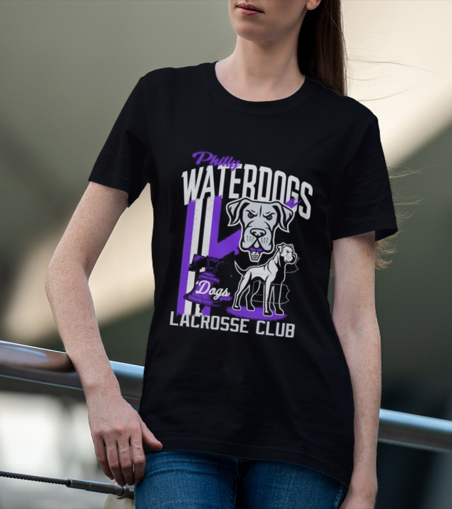 Philly Waterdogs Lacrosse Club Dogs Philadelphia T-Shirt