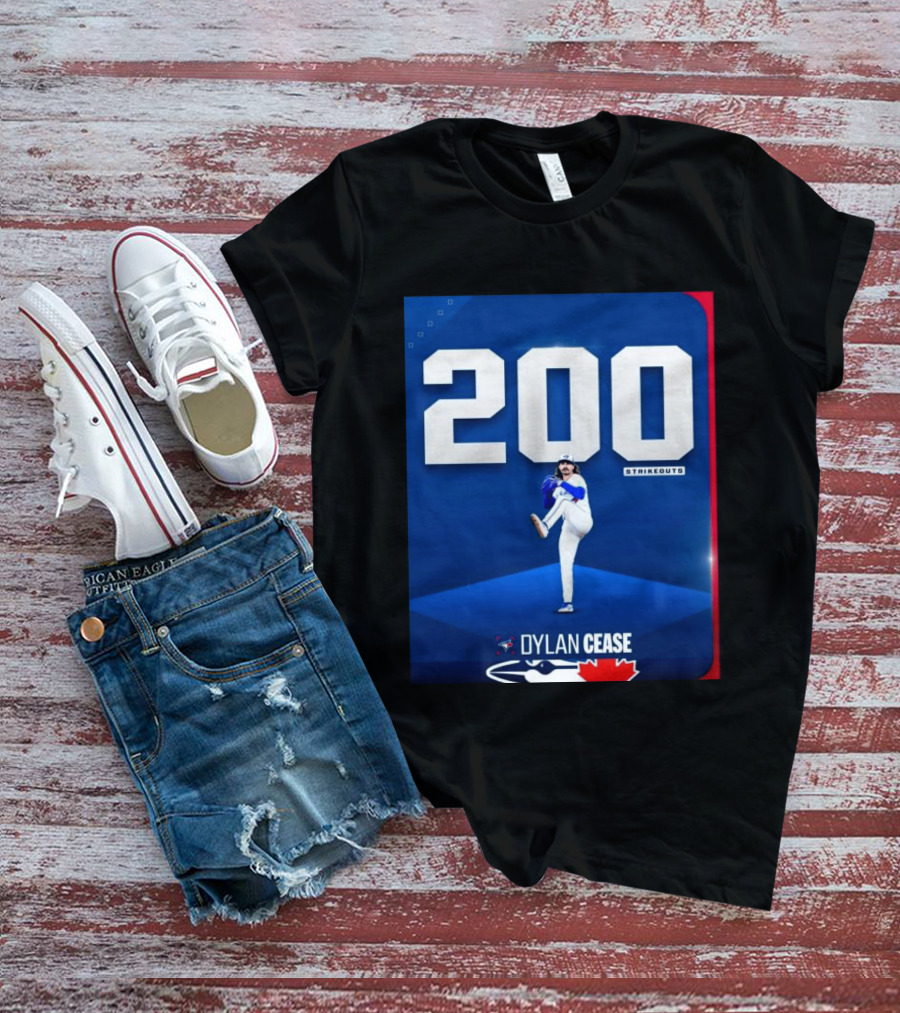 Dylan Cease 200 Strikeouts Baseball Pitcher T-Shirt