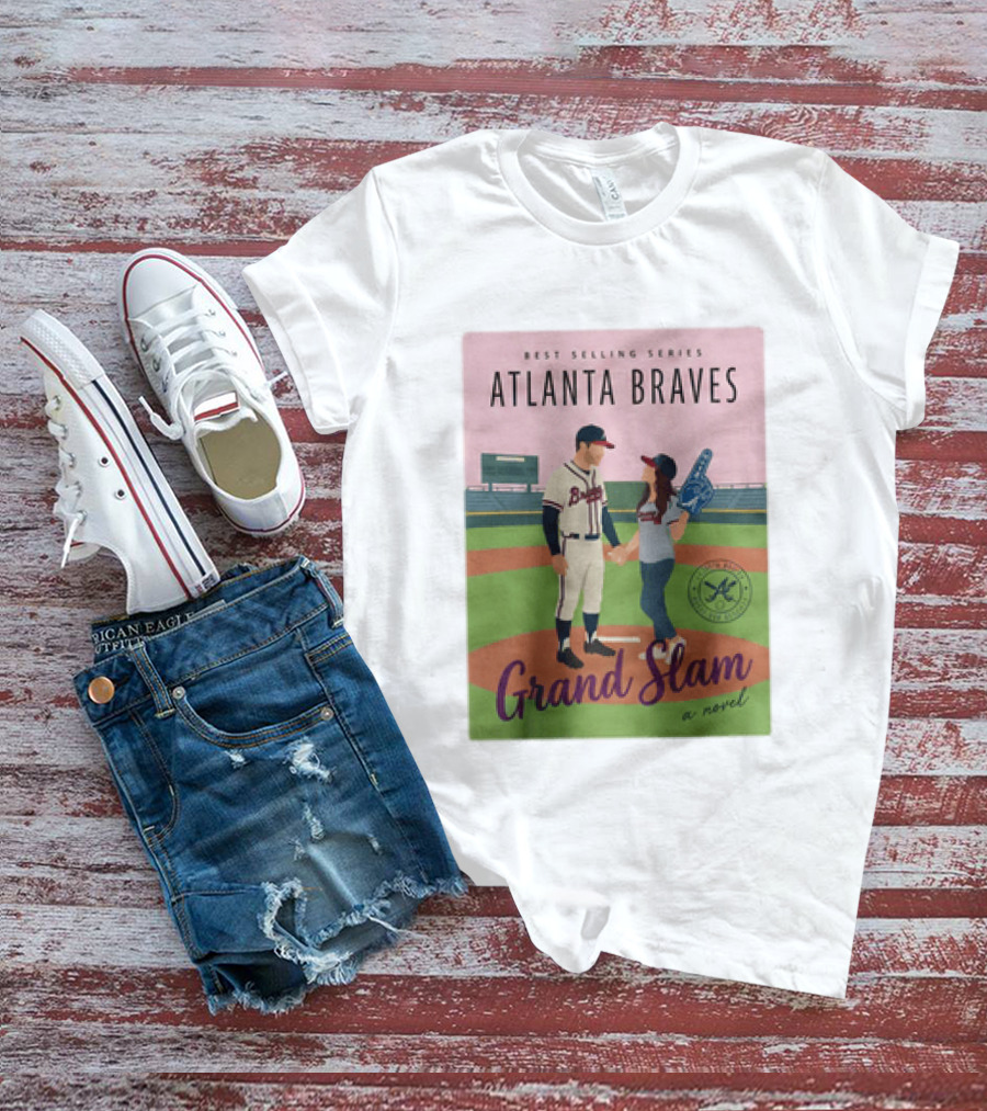 Atlanta Braves Best Selling Series Grand Slam Novel 2026 Giveaway T-Shirt
