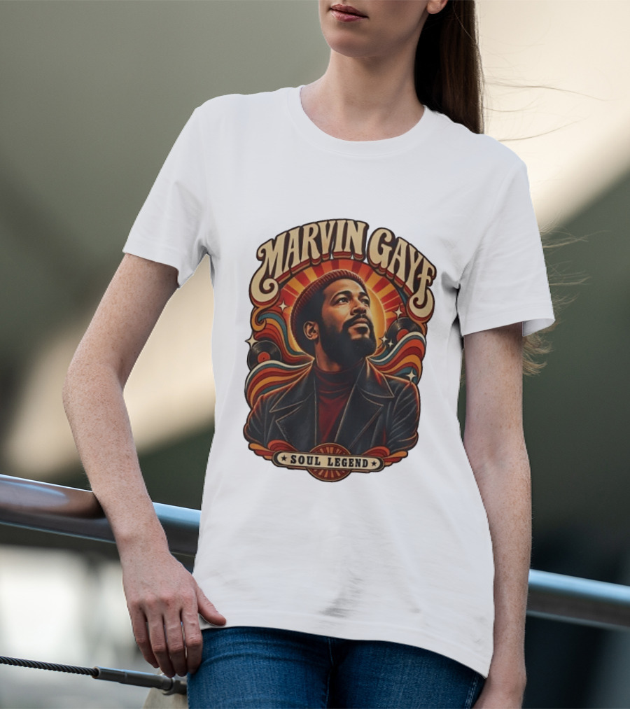 Marvin Gaye Soul Legend Motown T-Shirt