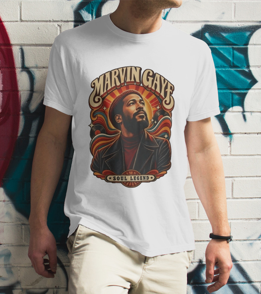 Marvin Gaye Soul Legend Motown T-Shirt