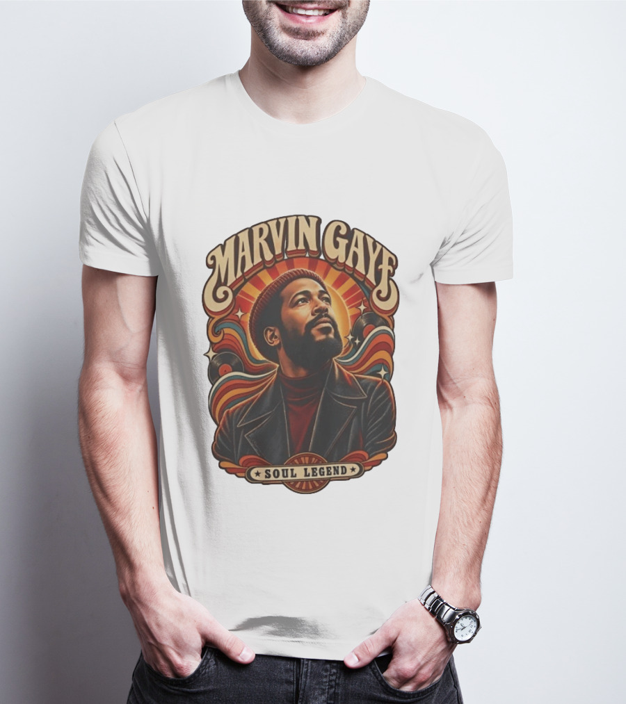 Marvin Gaye Soul Legend Motown T-Shirt