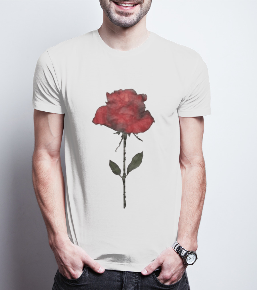 Original CORTIS Seonghyeon Acne Studios Women's Red Rose 2026 T-Shirt