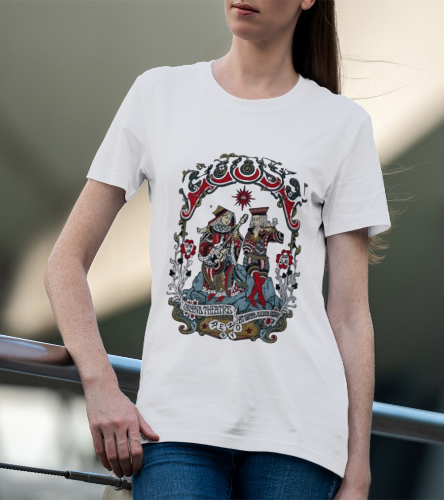Goose Grand Theatre Reno August 16 2026 Playing Card Kings T-Shirt