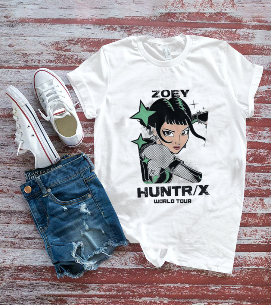 Zoey Huntr X World Tour Concert Music Artist Stars T-Shirt