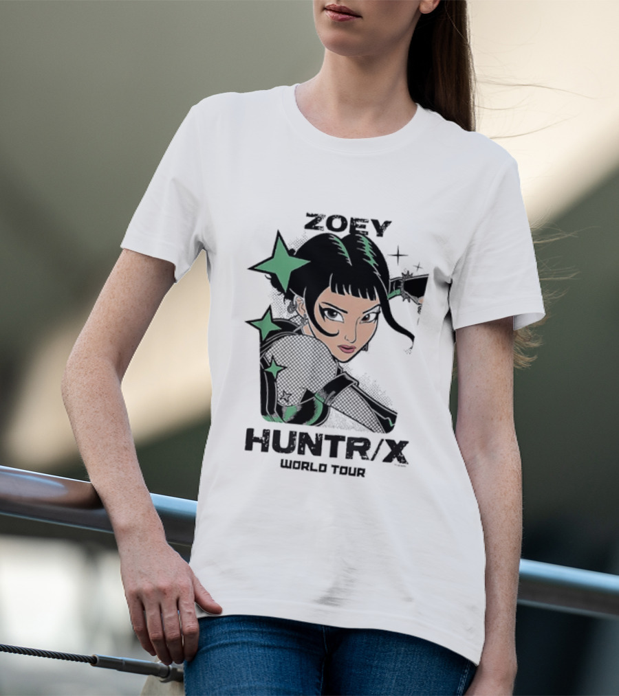 Zoey Huntr X World Tour Concert Music Artist Stars T-Shirt