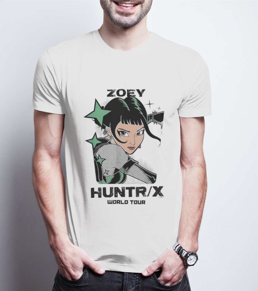 Zoey Huntr X World Tour Concert Music Artist Stars T-Shirt